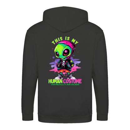 Human costume - Zip-Hoodie