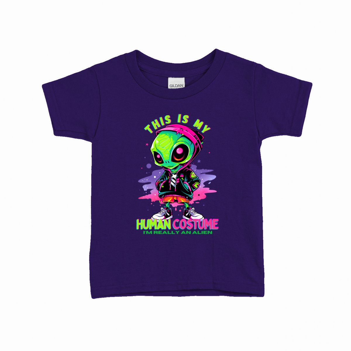 Human Costume T-shirt til børn – Sjovt statement design – produktbillede 19