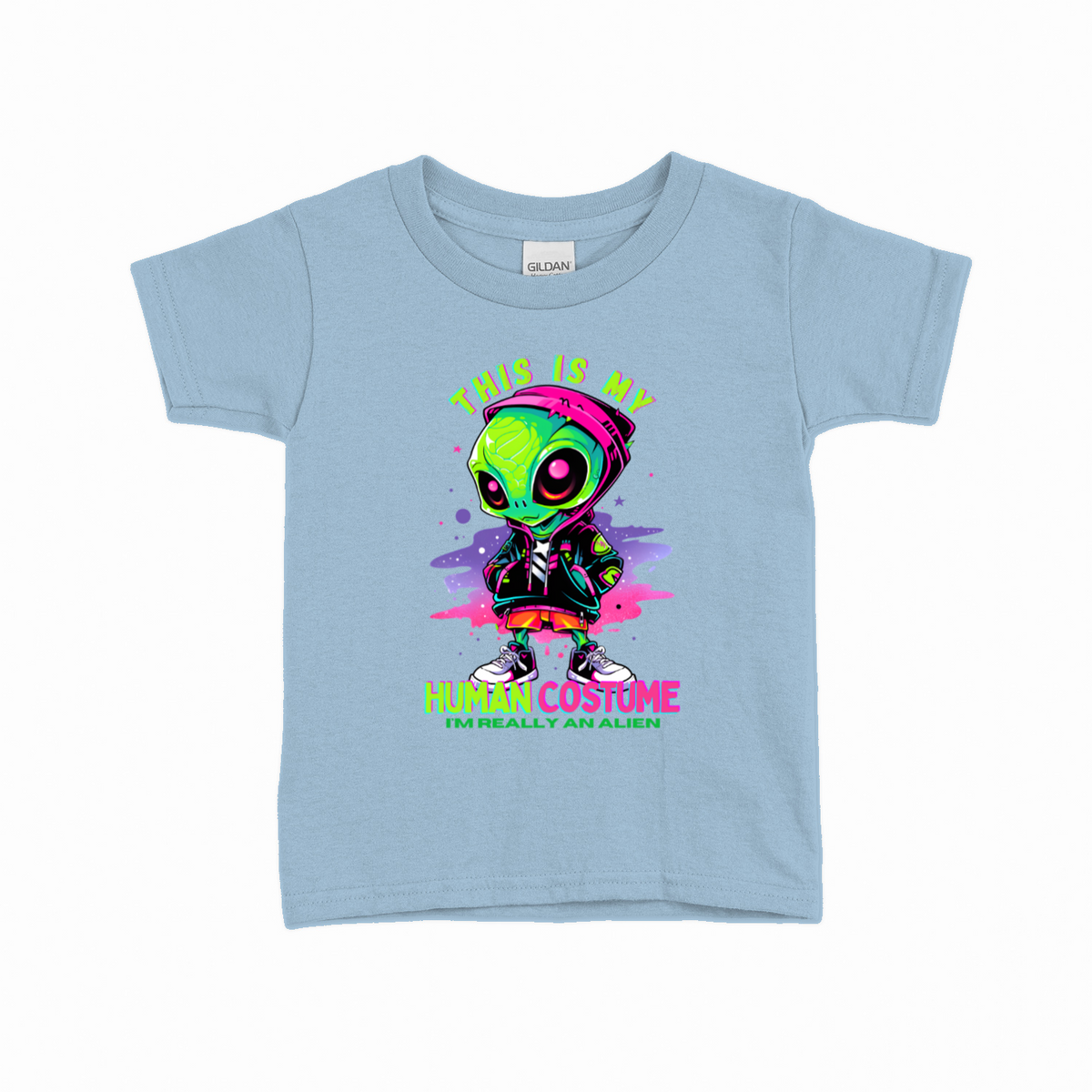 Human Costume T-shirt til børn – Sjovt statement design – produktbillede 20