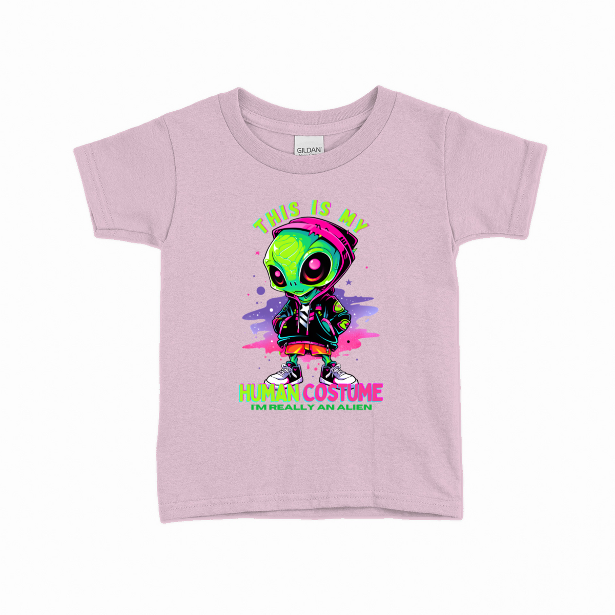 Human Costume T-shirt til børn – Sjovt statement design – produktbillede 16