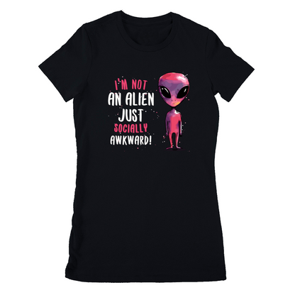 SOCIALLY AWKWARD/ALIEN - Woman regular fit