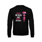 Socially Awkward/alien sweatshirt – Sjovt statement