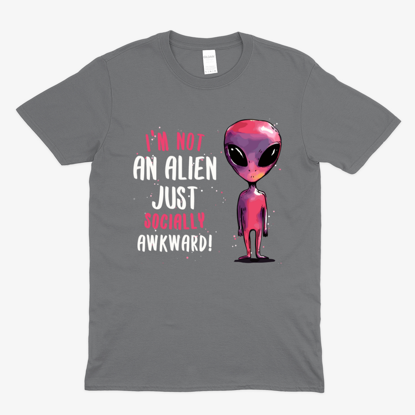 SOCIALLY AWKWARD/ALIEN -  Soft Unisex T-Shirt