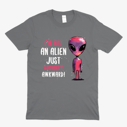 SOCIALLY AWKWARD/ALIEN -  Soft Unisex T-Shirt