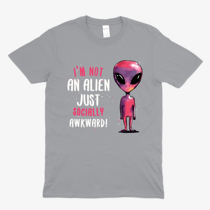 SOCIALLY AWKWARD/ALIEN -  Soft Unisex T-Shirt