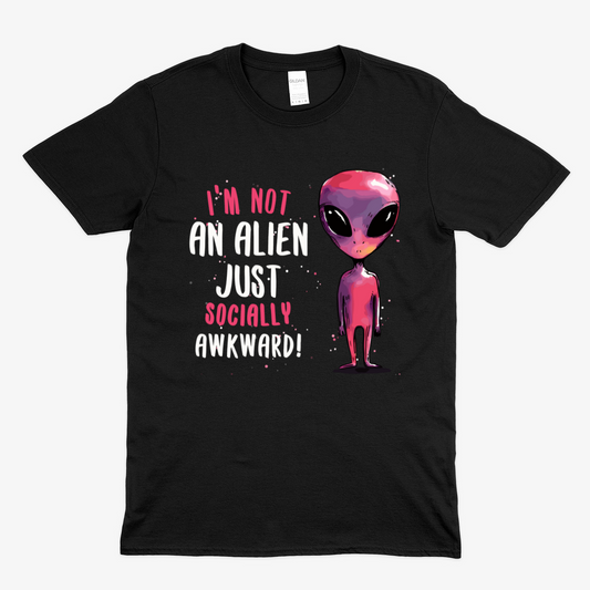 SOCIALLY AWKWARD/ALIEN -  Soft Unisex T-Shirt