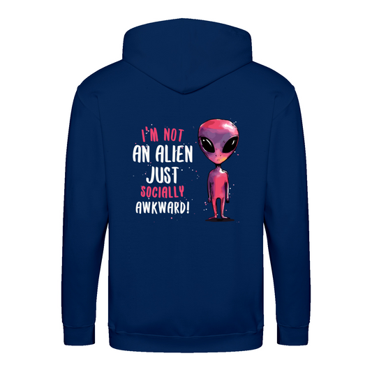 SOCIALLY AWKWARD/ALIEN - Zip-Hoodie