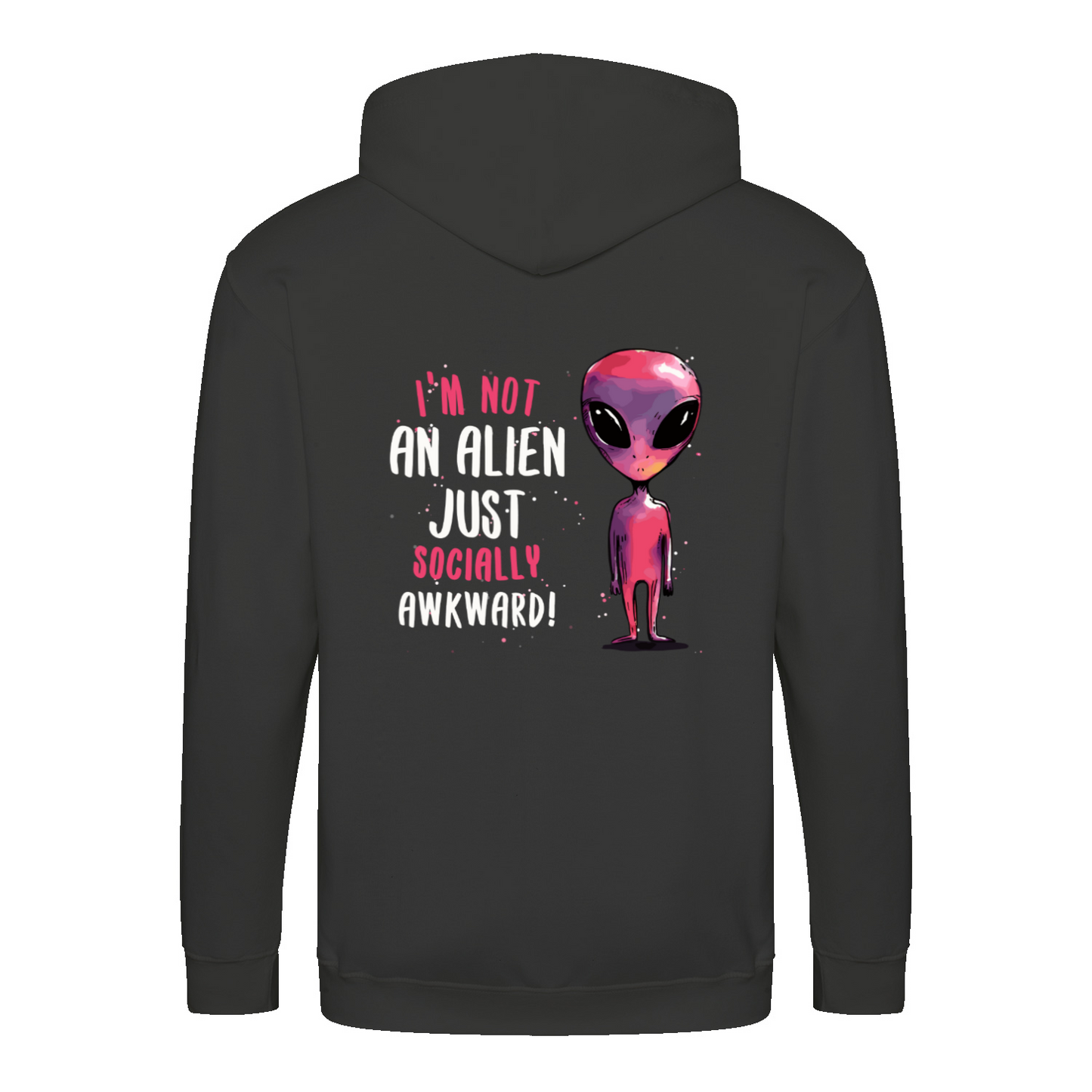 SOCIALLY AWKWARD/ALIEN - Zip-Hoodie