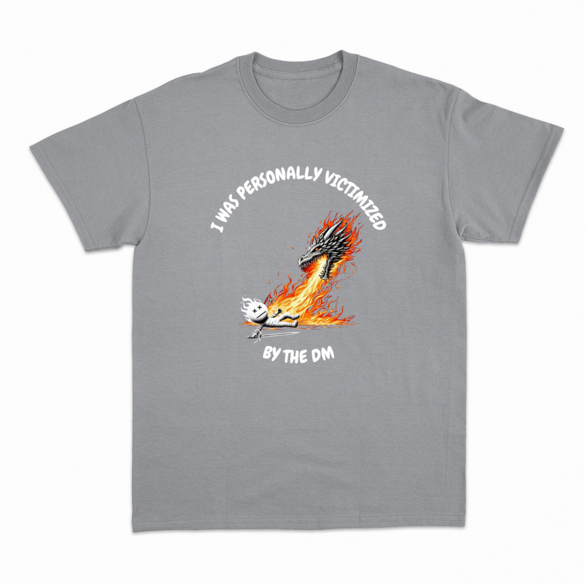 Victimized by DM T-shirt – Rollespils T-shirt – produktbillede 18