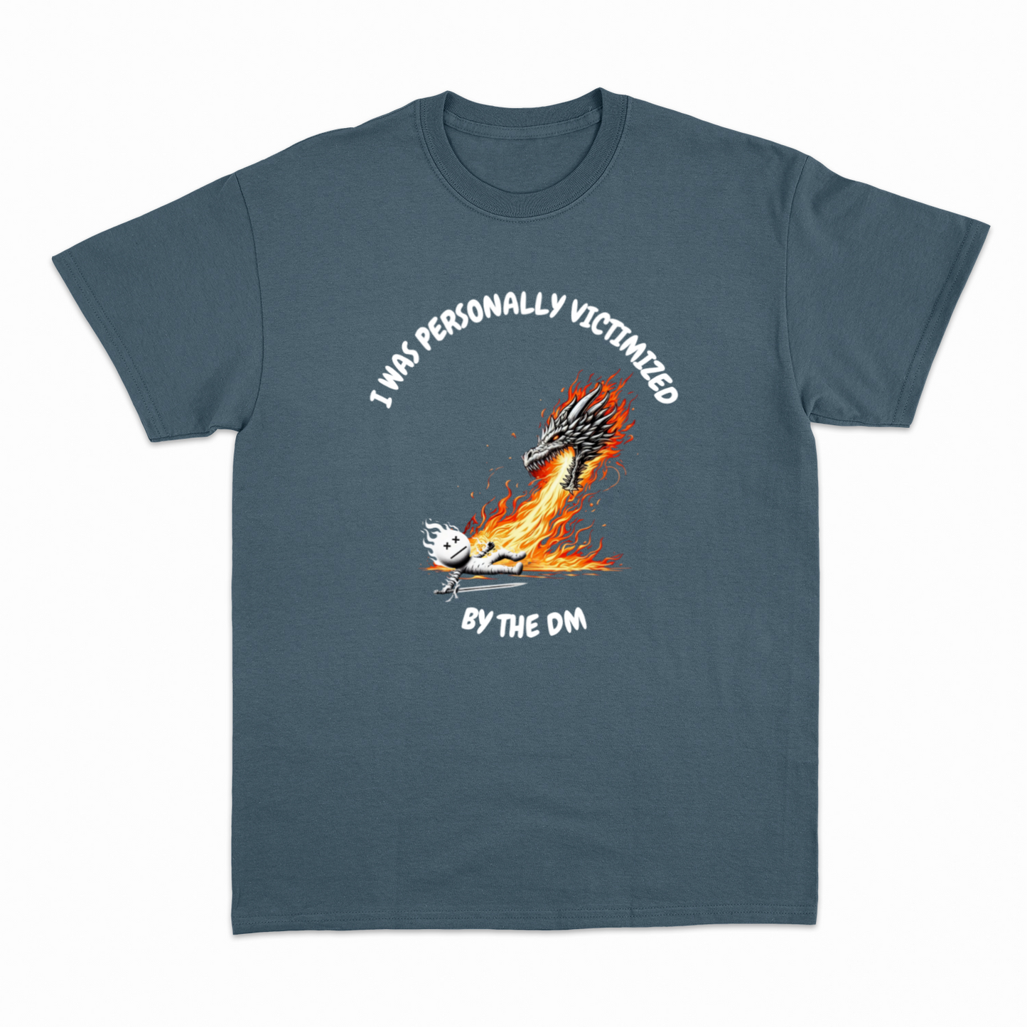 VICTIMIZED BY DM - Heavier fabric t-shirt