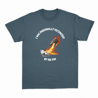 VICTIMIZED BY DM - Heavier fabric t-shirt