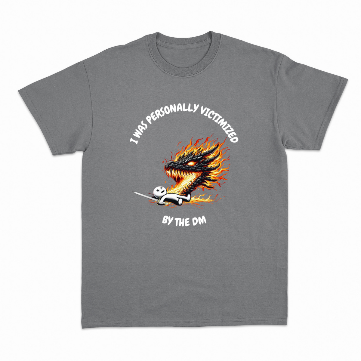 Victimized by DM 2 T-shirt – Rollespils T-shirt – produktbillede 16