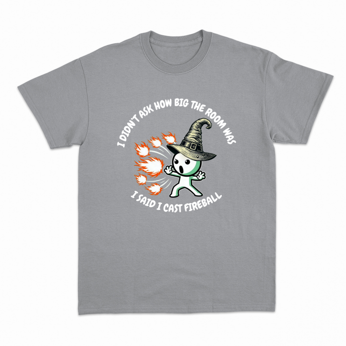 Fireball T-shirt – Sjov Rollespils T-shirt til RPG-fans – produktbillede 18