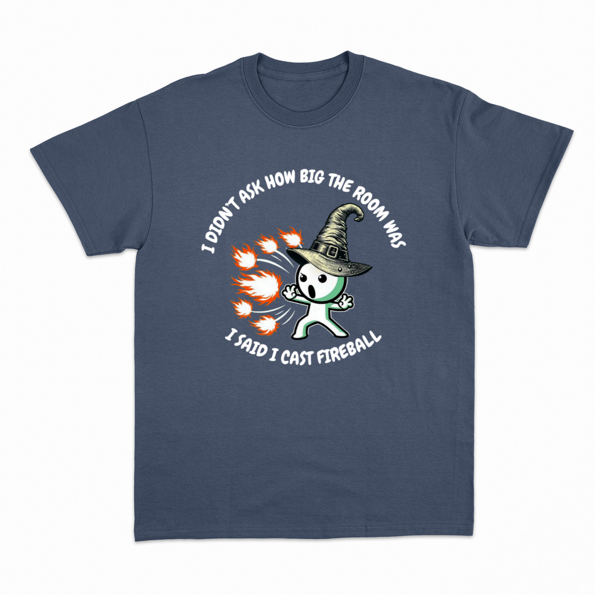 Fireball T-shirt – Sjov Rollespils T-shirt til RPG-fans – produktbillede 17