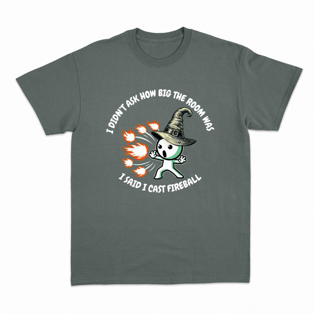 Fireball T-shirt – Sjov Rollespils T-shirt til RPG-fans – produktbillede 14