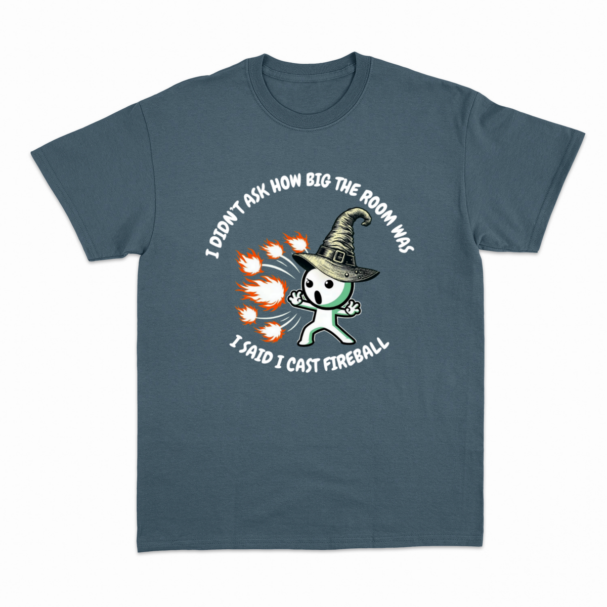 Fireball T-shirt – Sjov Rollespils T-shirt til RPG-fans – produktbillede 11