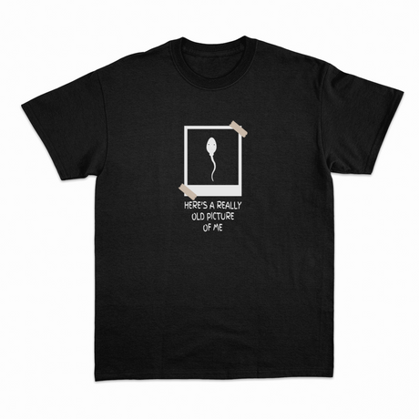 Old Picture of Me T-shirt – Sjov statement T-shirt