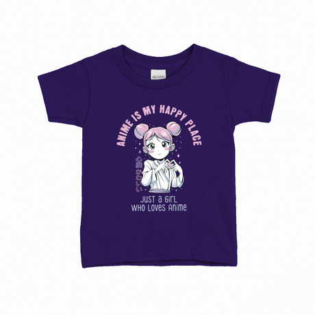 Just a Girl Who Loves Anime T-shirt til børn – Anime design