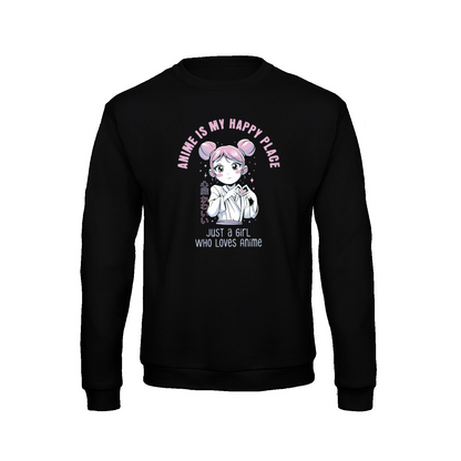 JUST A GIRL WHO LOVES ANIME -  Long sleeve t-shirt soft