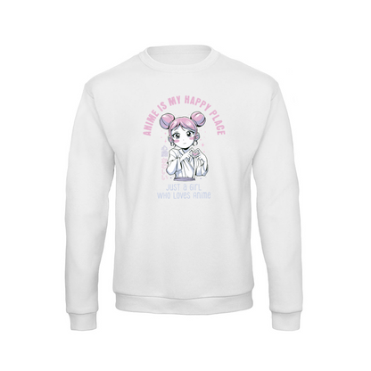 JUST A GIRL WHO LOVES ANIME -  Long sleeve t-shirt soft