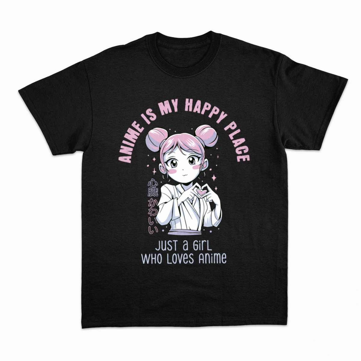 Just a Girl Who Loves Anime – Anime T-shirt – produktbillede 13