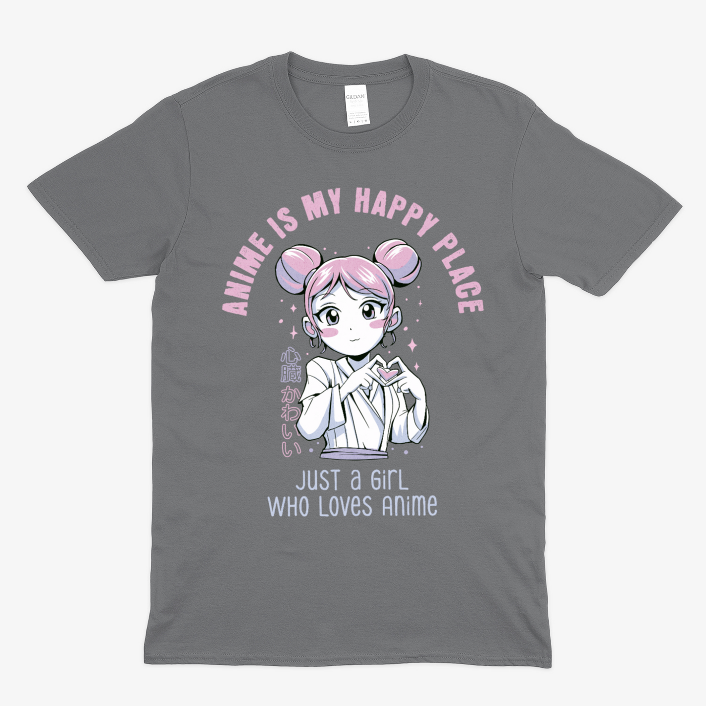 JUST A GIRL WHO LOVES ANIME -  Soft Unisex T-Shirt