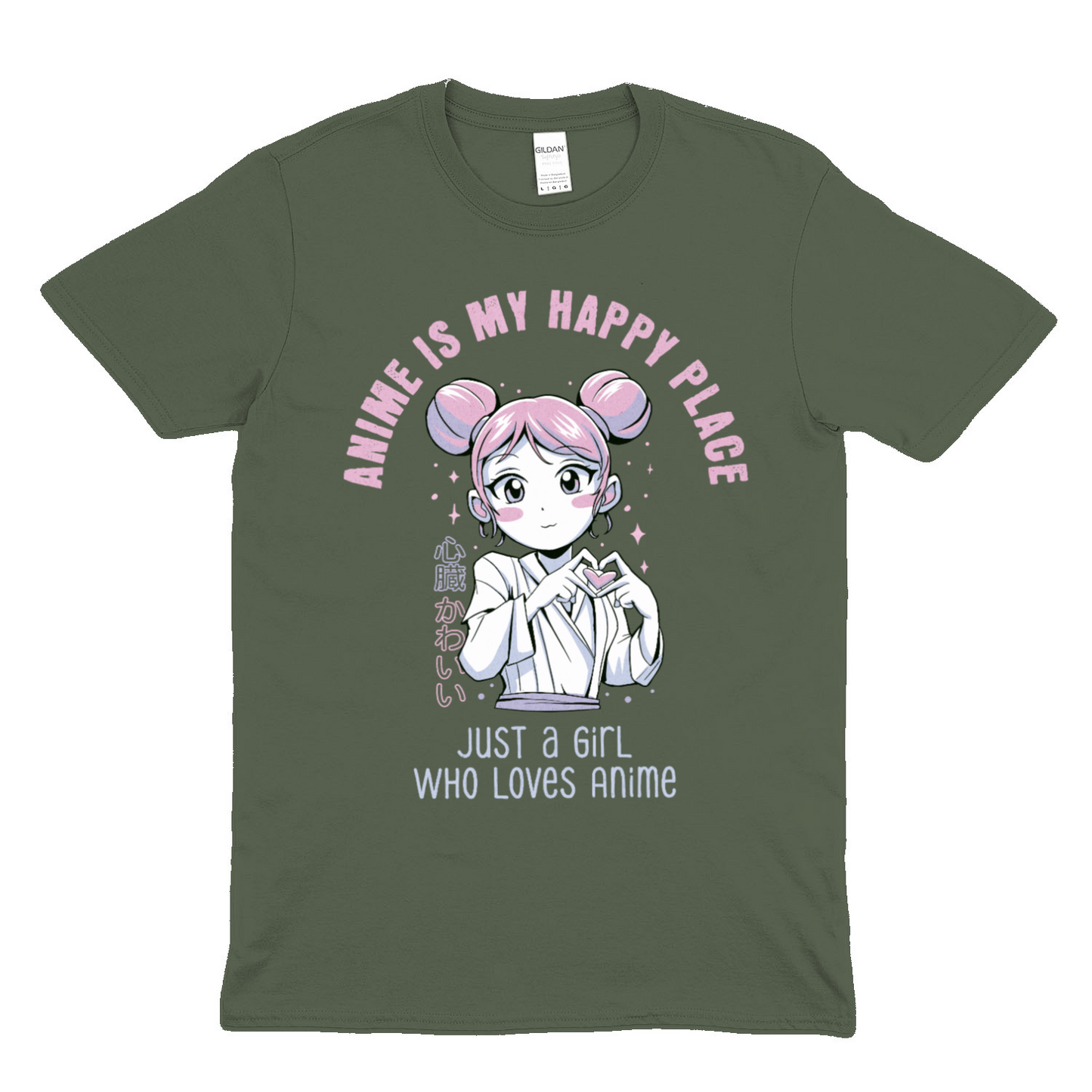 JUST A GIRL WHO LOVES ANIME -  Soft Unisex T-Shirt