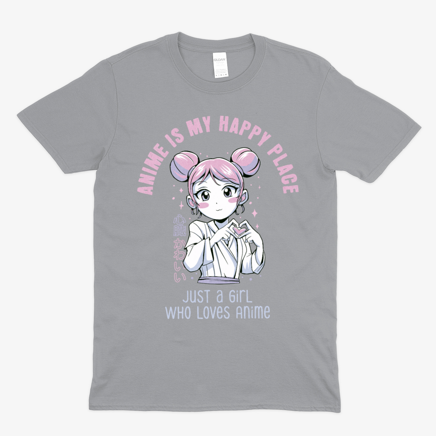 JUST A GIRL WHO LOVES ANIME -  Soft Unisex T-Shirt