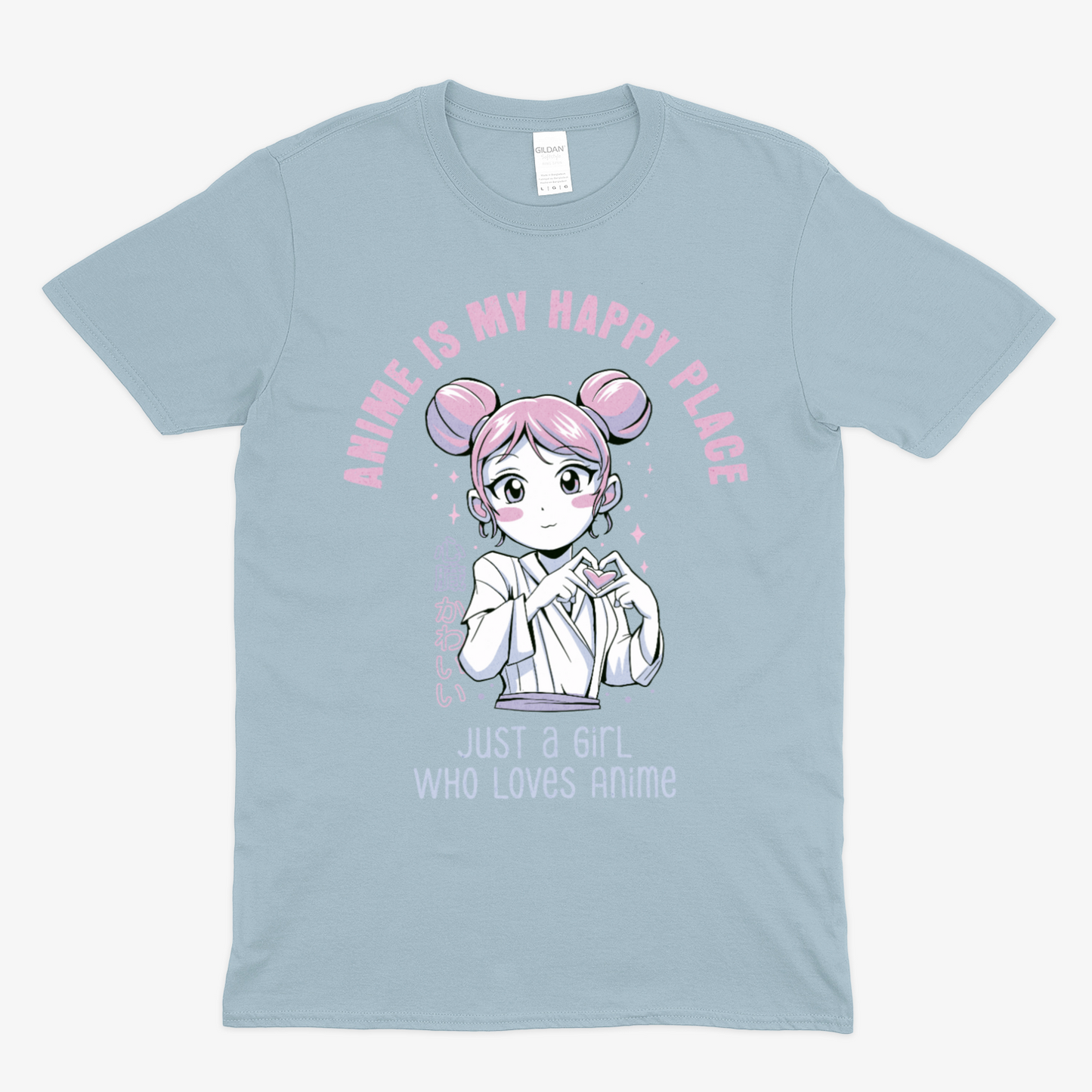 JUST A GIRL WHO LOVES ANIME -  Soft Unisex T-Shirt