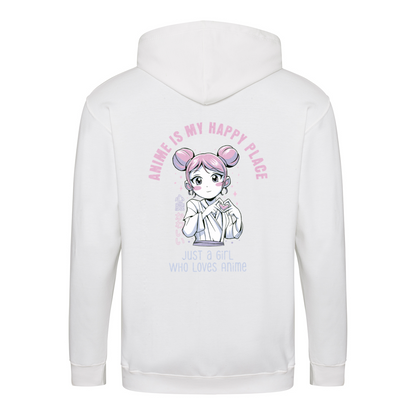 JUST A GIRL WHO LOVES ANIME - Zip-Hoodie