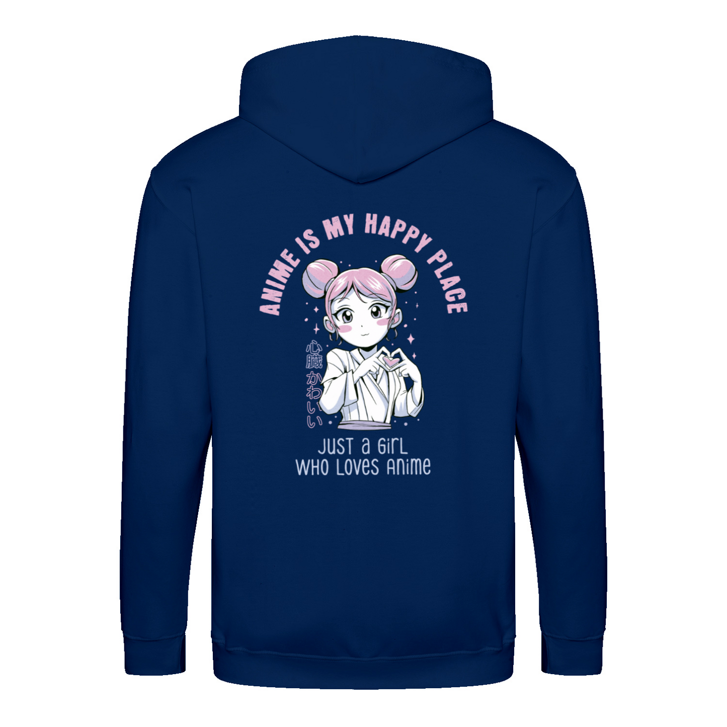 JUST A GIRL WHO LOVES ANIME - Zip-Hoodie