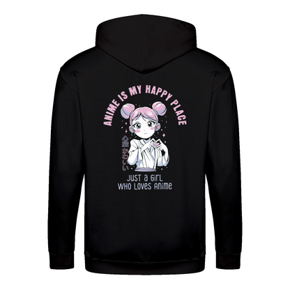 JUST A GIRL WHO LOVES ANIME - Zip-Hoodie