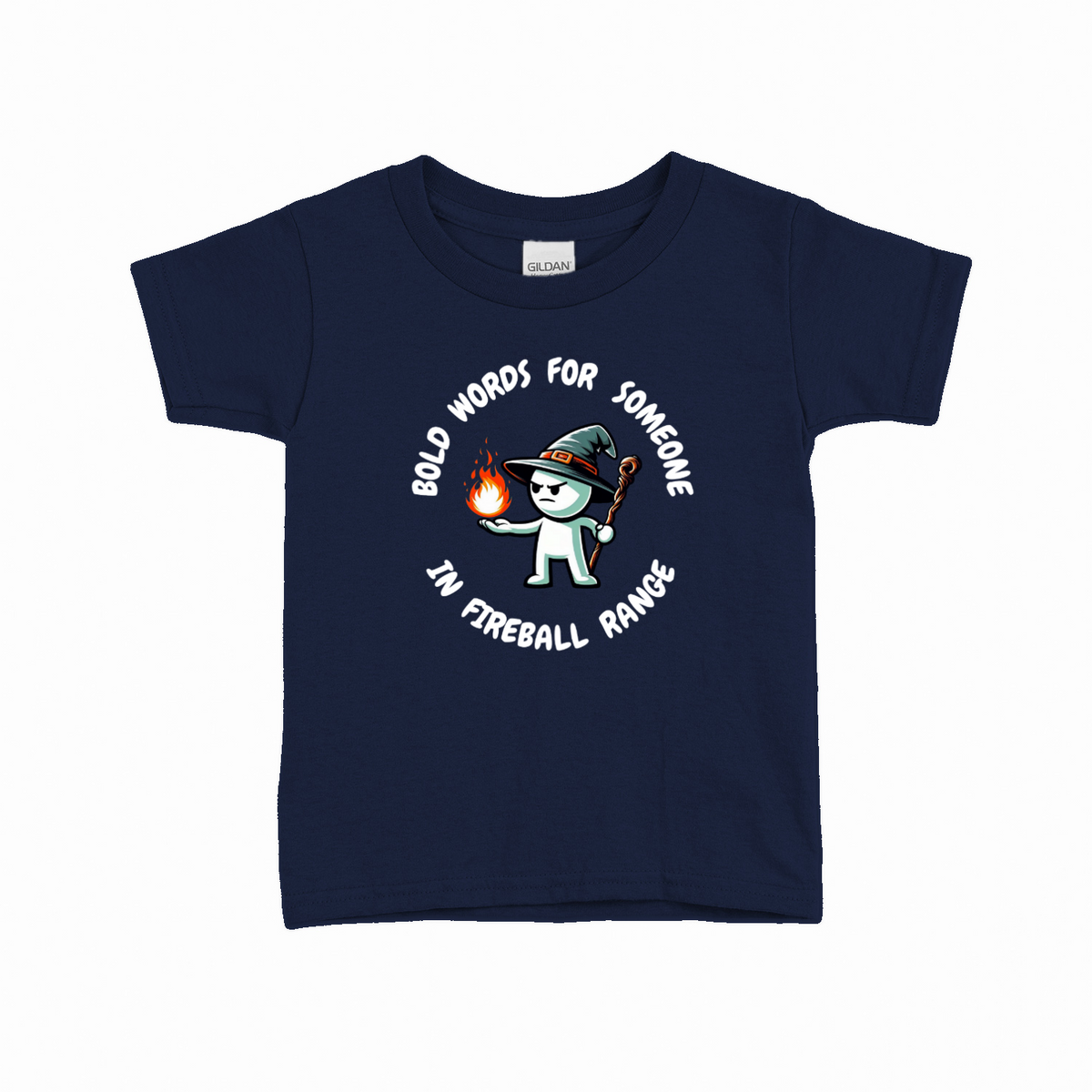 Fireball Range T-shirt til børn – Rollespil design – produktbillede 3