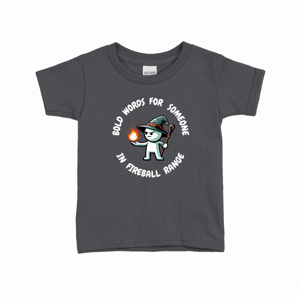 Fireball Range T-shirt til børn – Rollespil design – produktbillede 16