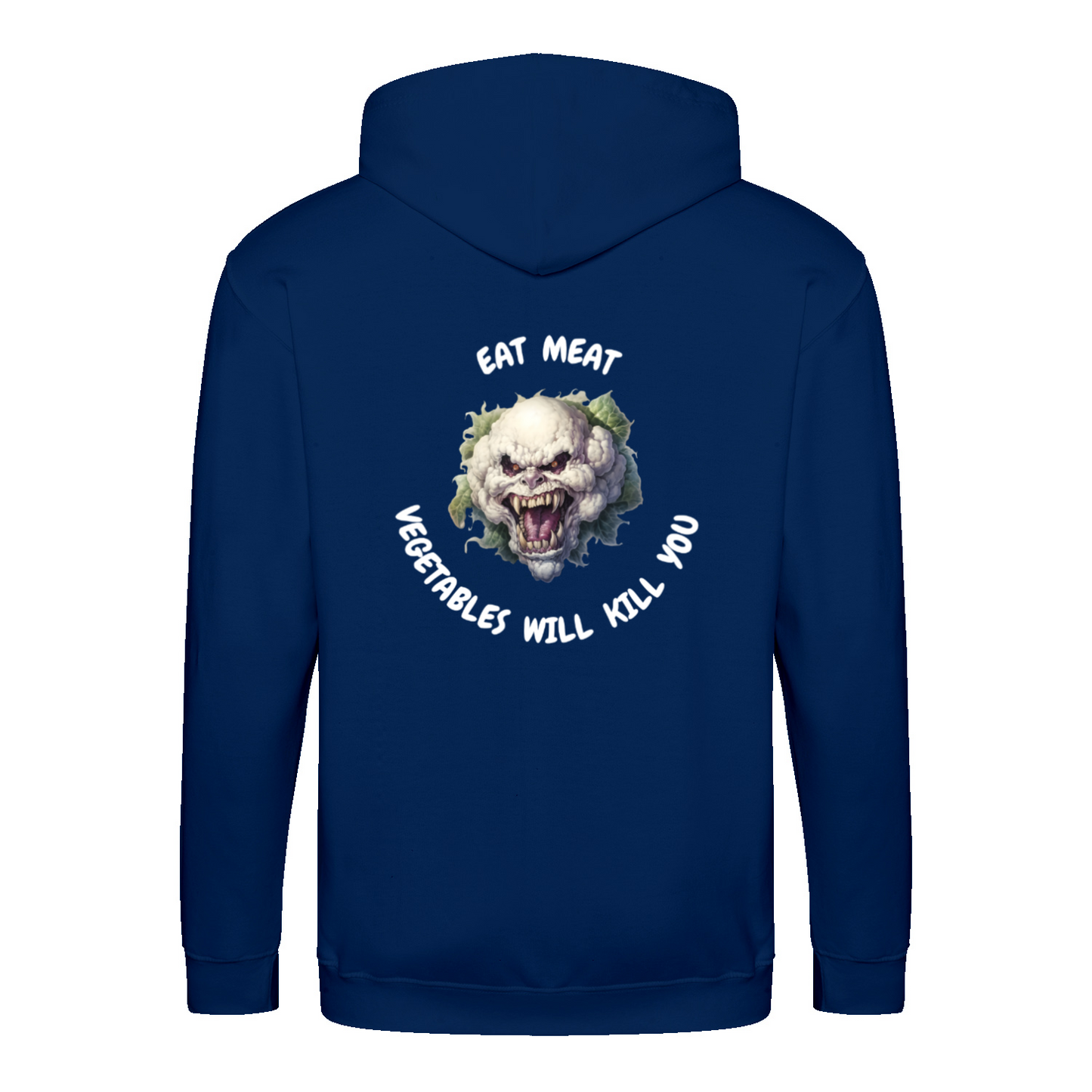 VEGETABLES WILL KILL YOU - Zip-Hoodie