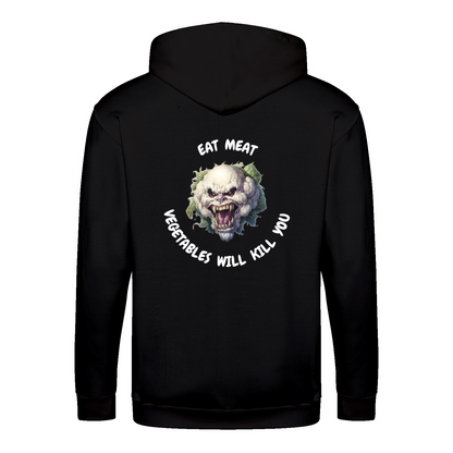 VEGETABLES WILL KILL YOU - Zip-Hoodie