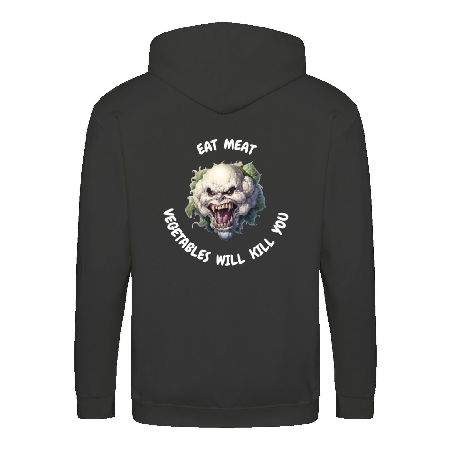 VEGETABLES WILL KILL YOU - Zip-Hoodie