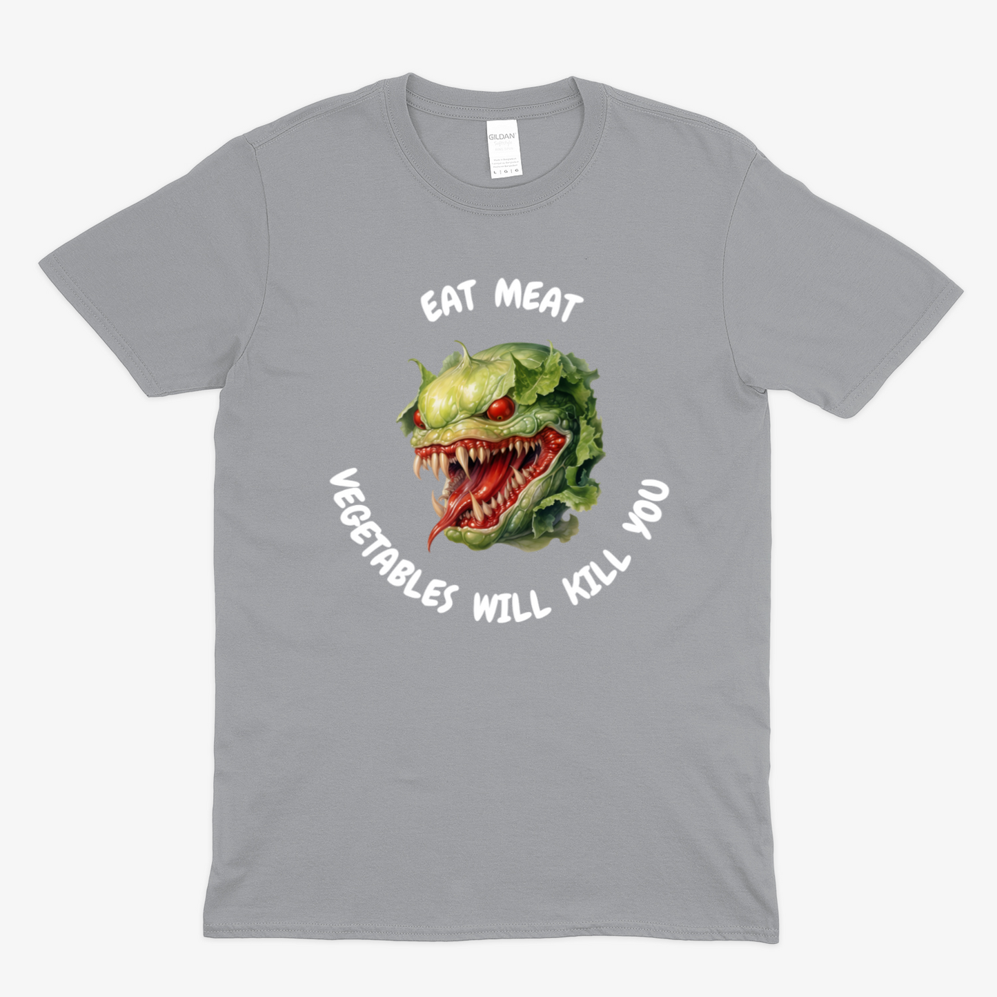 VEGETABLES WILL KILL YOU (2) -  Soft Unisex T-Shirt