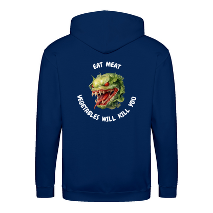 VEGETABLES WILL KILL YOU (2) - Zip-Hoodie