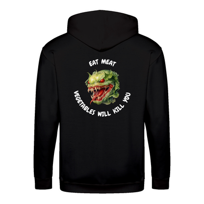 VEGETABLES WILL KILL YOU (2) - Zip-Hoodie