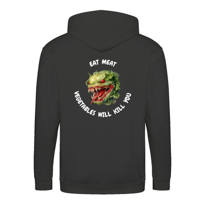 VEGETABLES WILL KILL YOU (2) - Zip-Hoodie