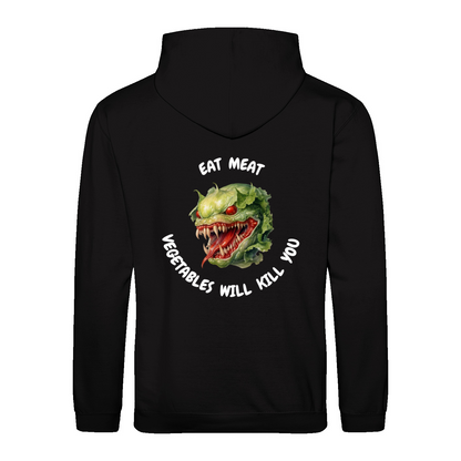 VEGETABLES WILL KILL YOU (2) - Hoodie unisex regular fit