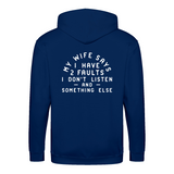 My Wife Says zip hoodie – Sjovt statement