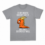 Funny Dragon T-shirt – Sjov statement T-shirt – produktbillede 18