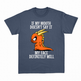 Funny Dragon T-shirt – Sjov statement T-shirt – produktbillede 5