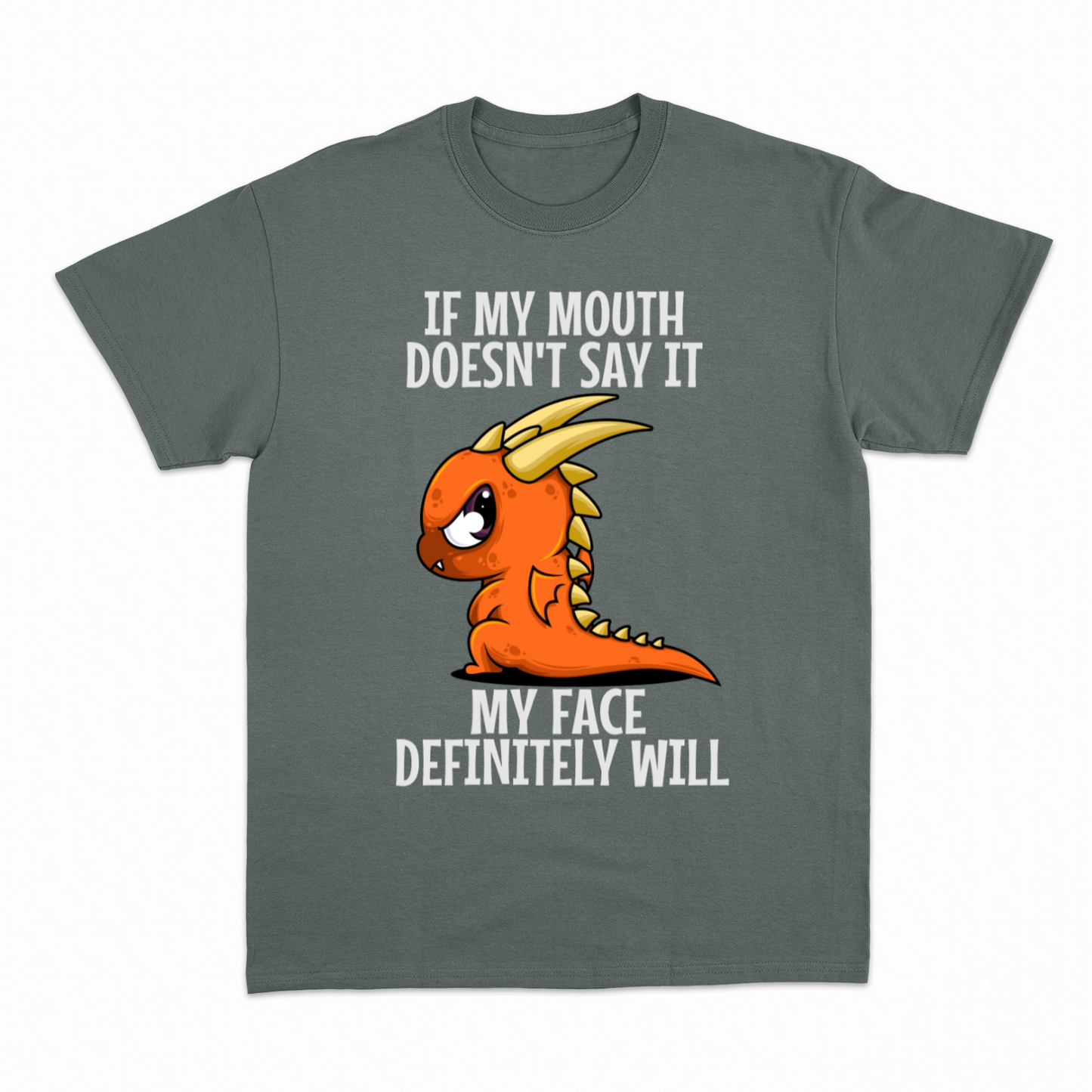 FUNNY DRAGON - Heavier fabric t-shirt