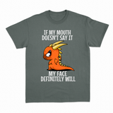 Funny Dragon T-shirt – Sjov statement T-shirt – produktbillede 14
