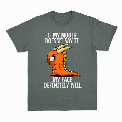 FUNNY DRAGON - Heavier fabric t-shirt