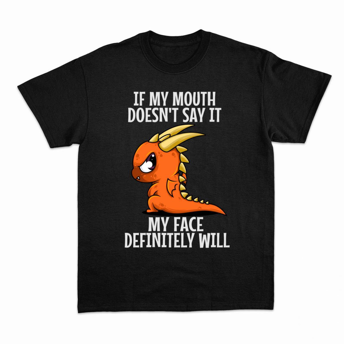 Funny Dragon T-shirt – Sjov statement T-shirt