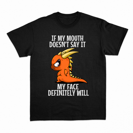 Funny Dragon T-shirt – Sjov statement T-shirt